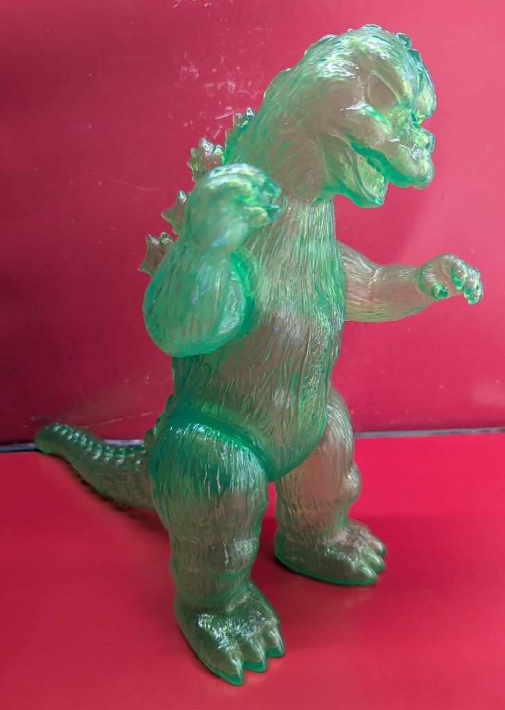 マルサン 世紀の大怪獣 ゴジラ1974 450 Green Clear ver