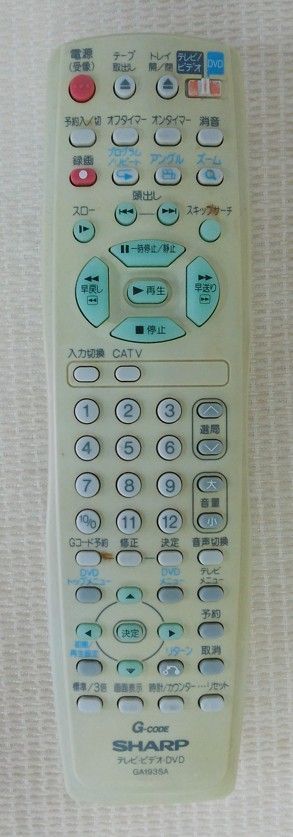 シャープ SHARP VT-21DV30 3in1 DVD VTR TV VHS COMBINATION 21インチ