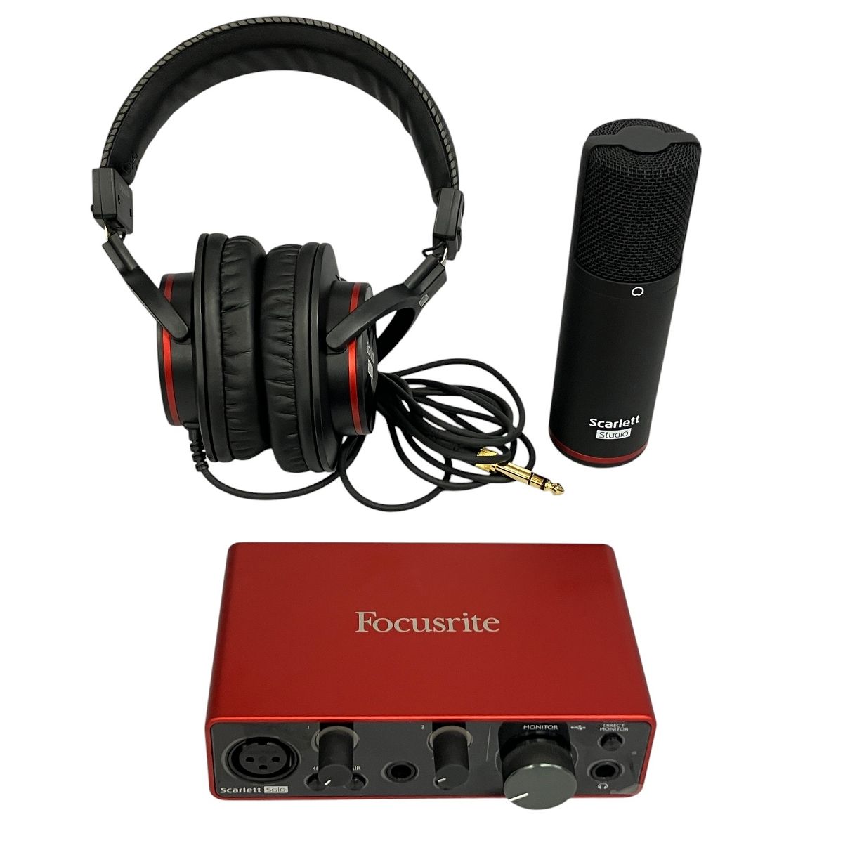 Focusrite Scarlett Solo Studio マイクケース付き Focusrite Scarlett