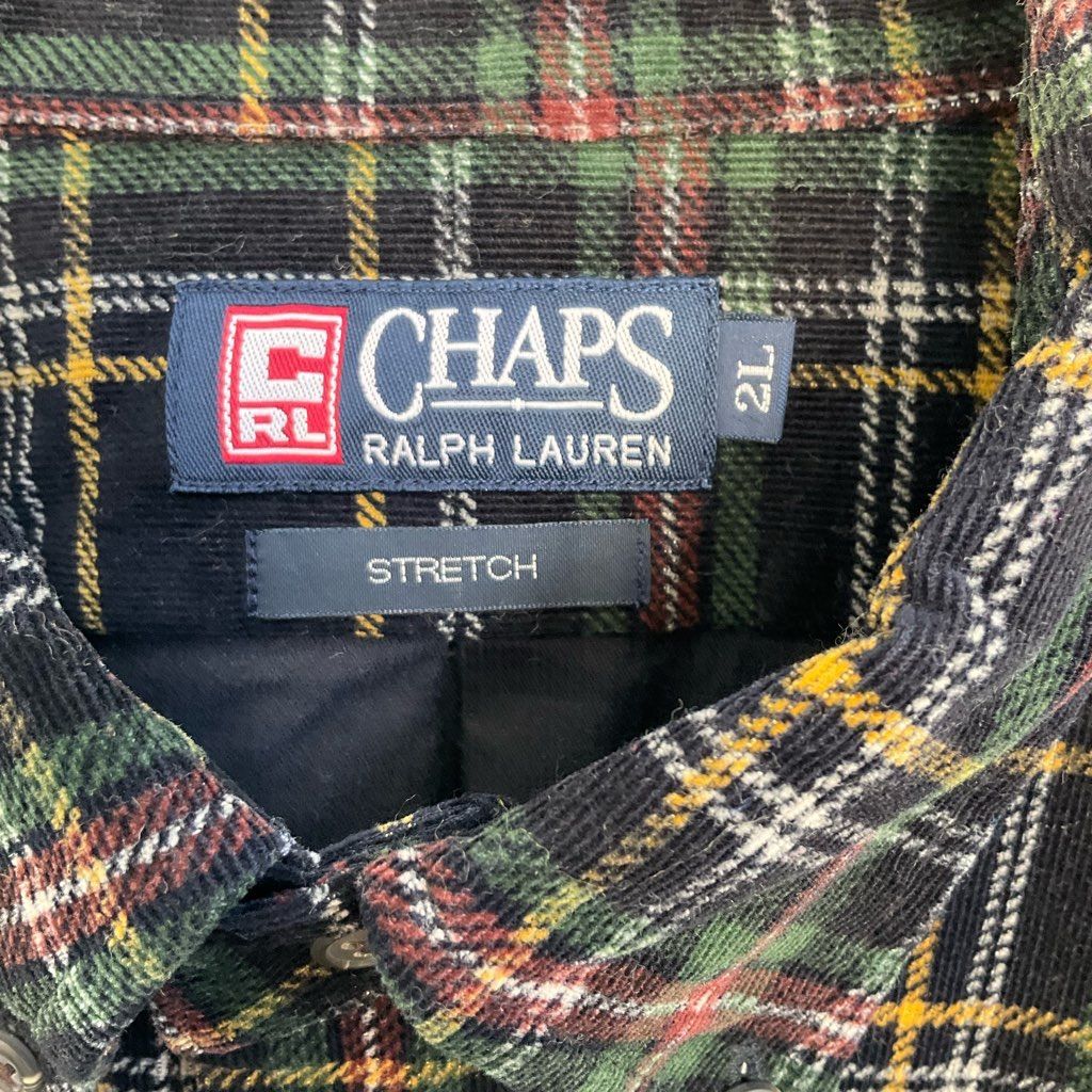 CHAPS RALPH LAUREN ラルフローレン チェック シャツ 2L 778347
