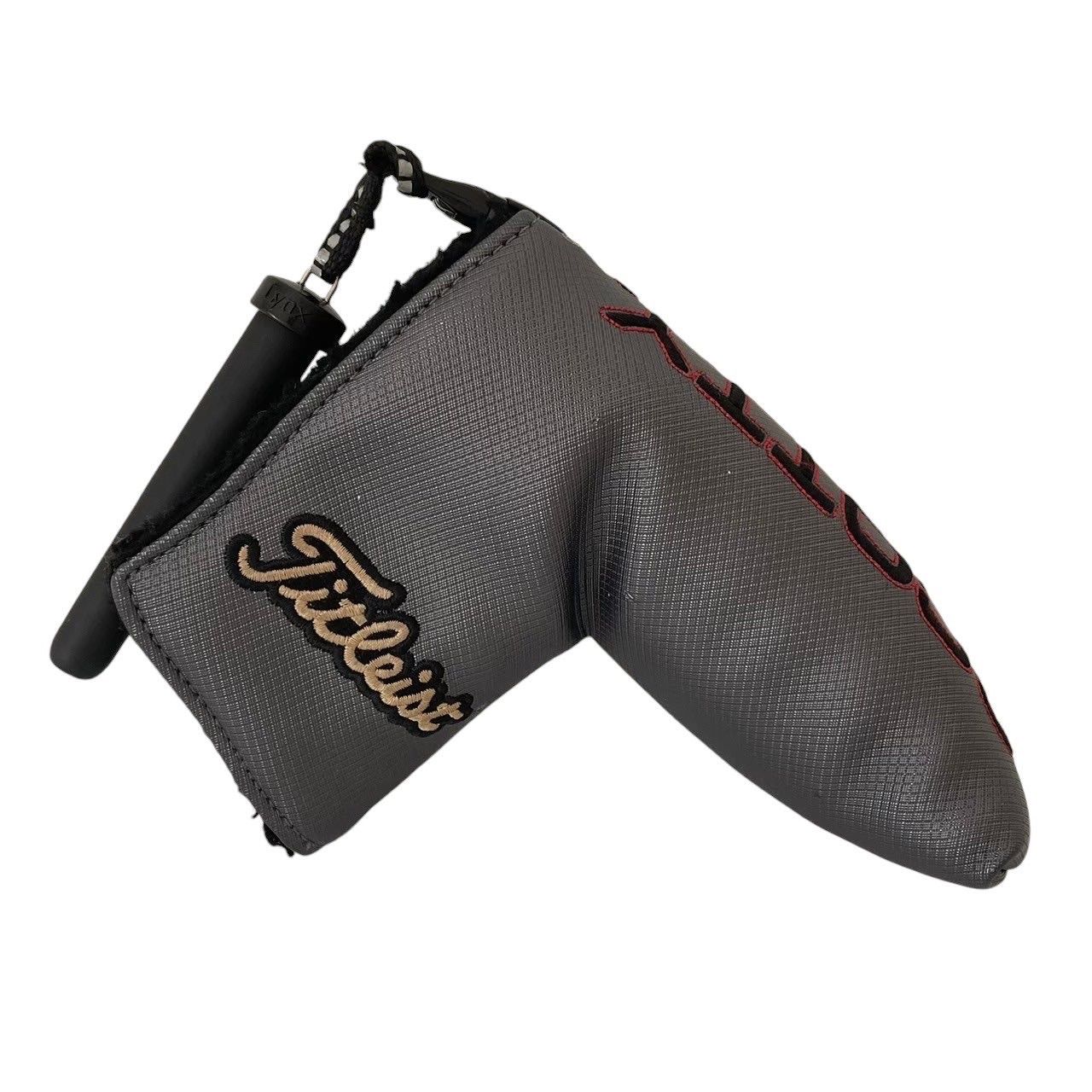 Titleist - パーターカバー Titleist タイトリスト パターカバー グレー 金 ゴルフティー