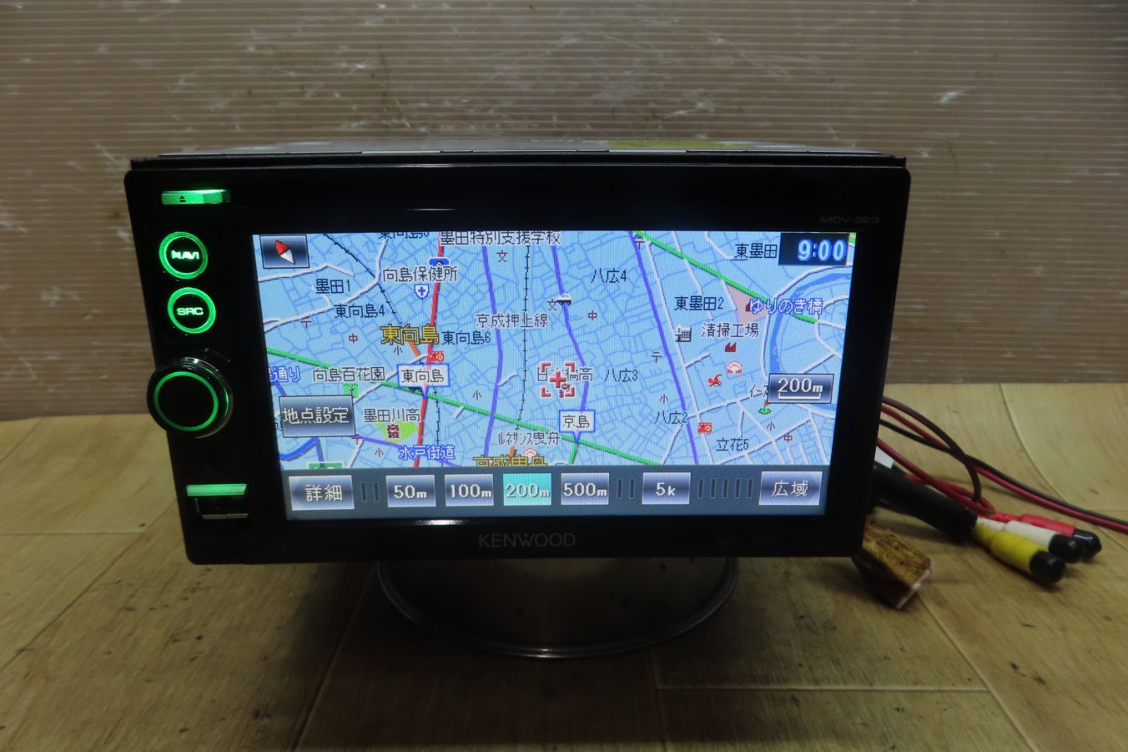 KENWOOD ケンウッド メモリーナビ MDV-323 USB SD対応 2012年製 2010年