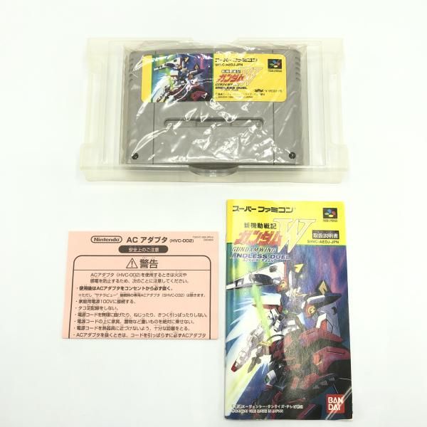 中古】SFC）バンダイ スーパーファミコン 新機動戦記ガンダムW