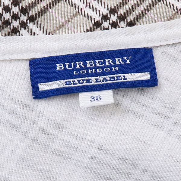 LA6610 バーバリーブルーレーベル 長袖カットソー ベージュウール 38 中古・古着通販】BURBERRY BLUE LABEL (バーバリーブルー