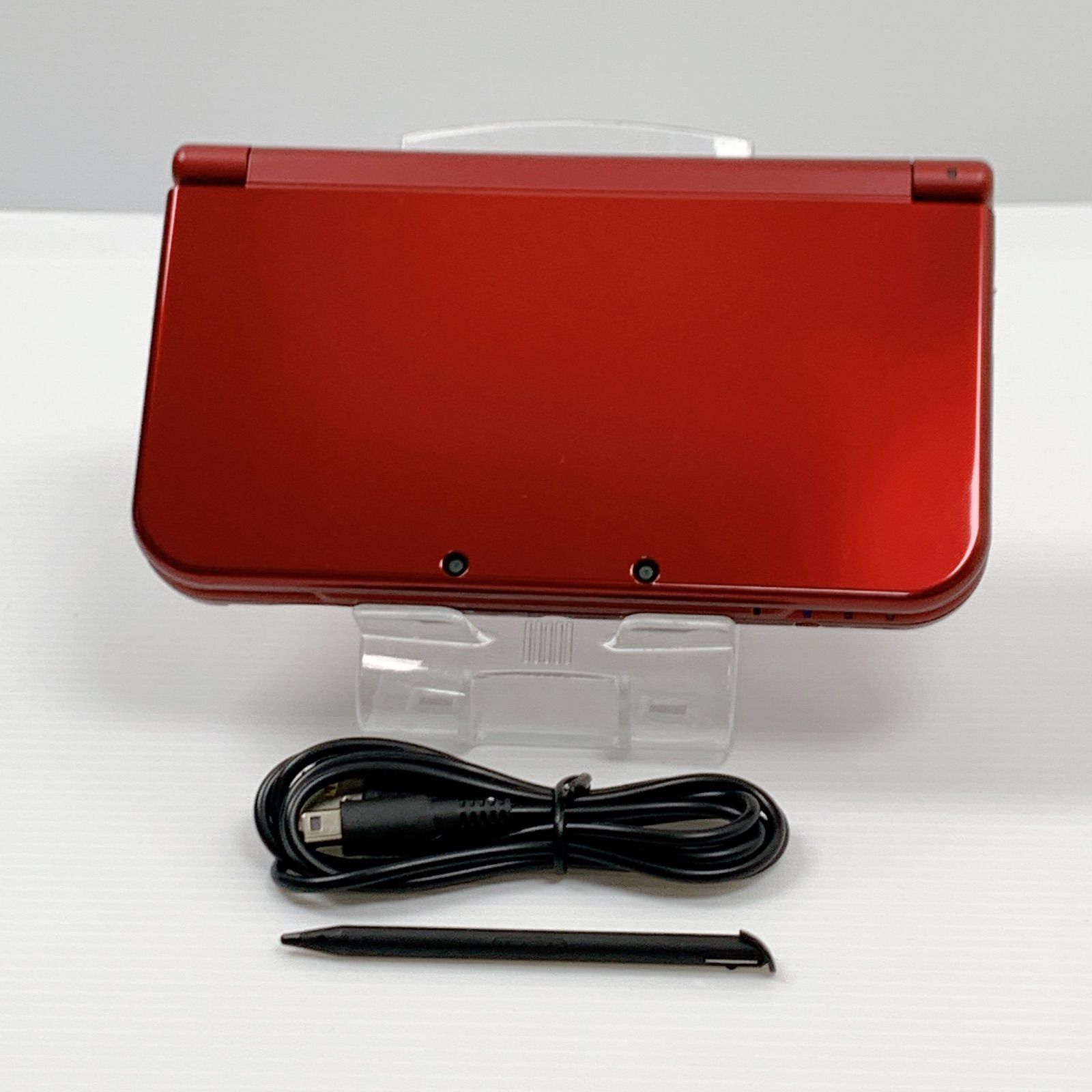 ◇美品◇ Newニンテンドー3DS LL メタリックレッド 7-143【美品】New