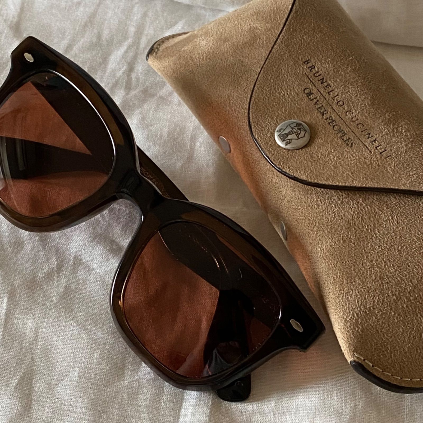 【完売品】Oliver Peoples ×ブルネロクチネリ　Filu サングラス OV394 新品 OLIVER PEOPLES × BRUNELLO CUCINELLI Filuブルネロ