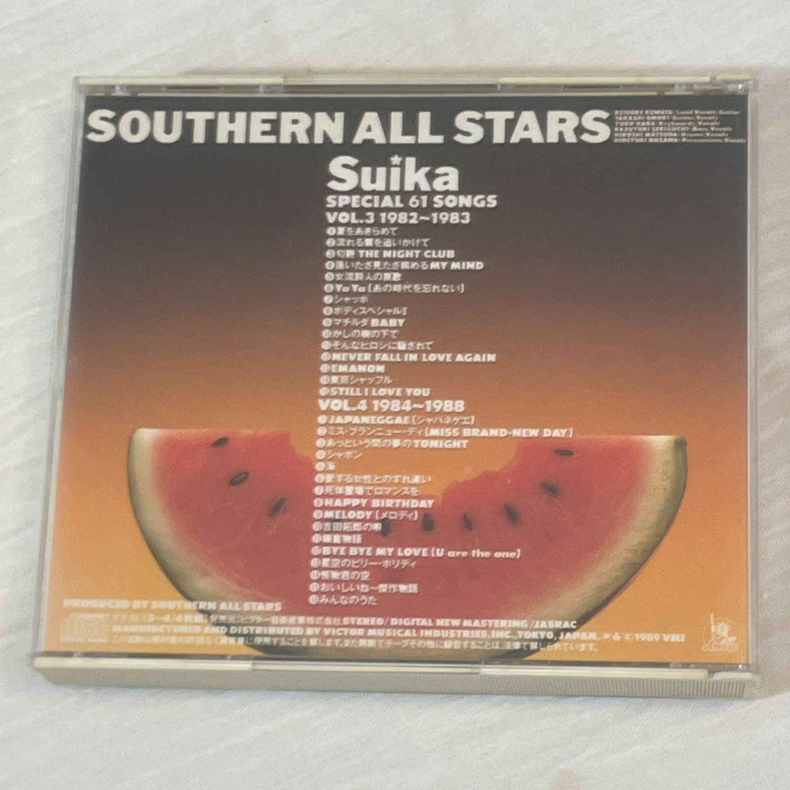SOUTHERN ALL STARS（サザンオールスターズ ）｜すいか｜中古CD 4枚 