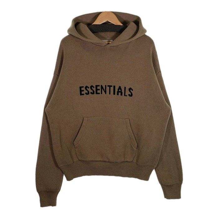 ESSENTIALS エッセンシャルズ Logo Knit Hoodie ロゴ ニット プル