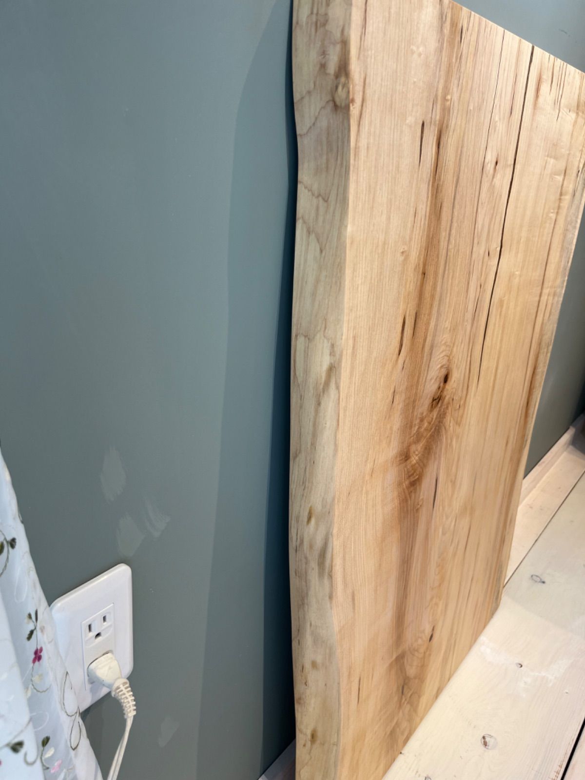 限定品】楓 カエデ 一枚板 天板 耳付き オイル塗装 オーガニック