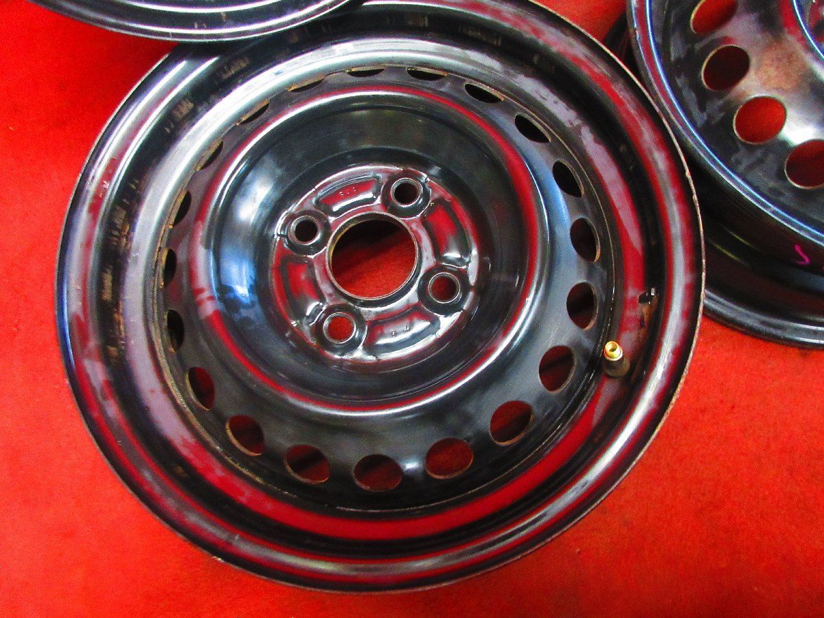 ホンダ 純正スチールホイール 14×5.5J+45 14インチ4本セット フィット・