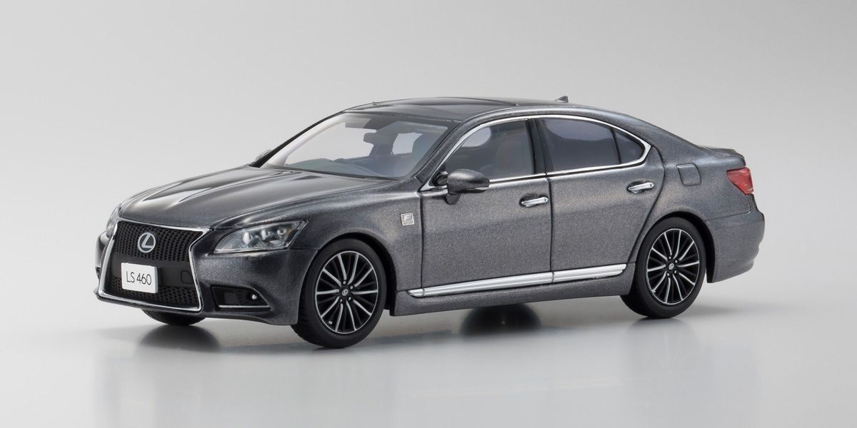 1/43 レクサス LEXUS LS460 Fスポーツ ミニカー 後期 マーキュリーグレー-