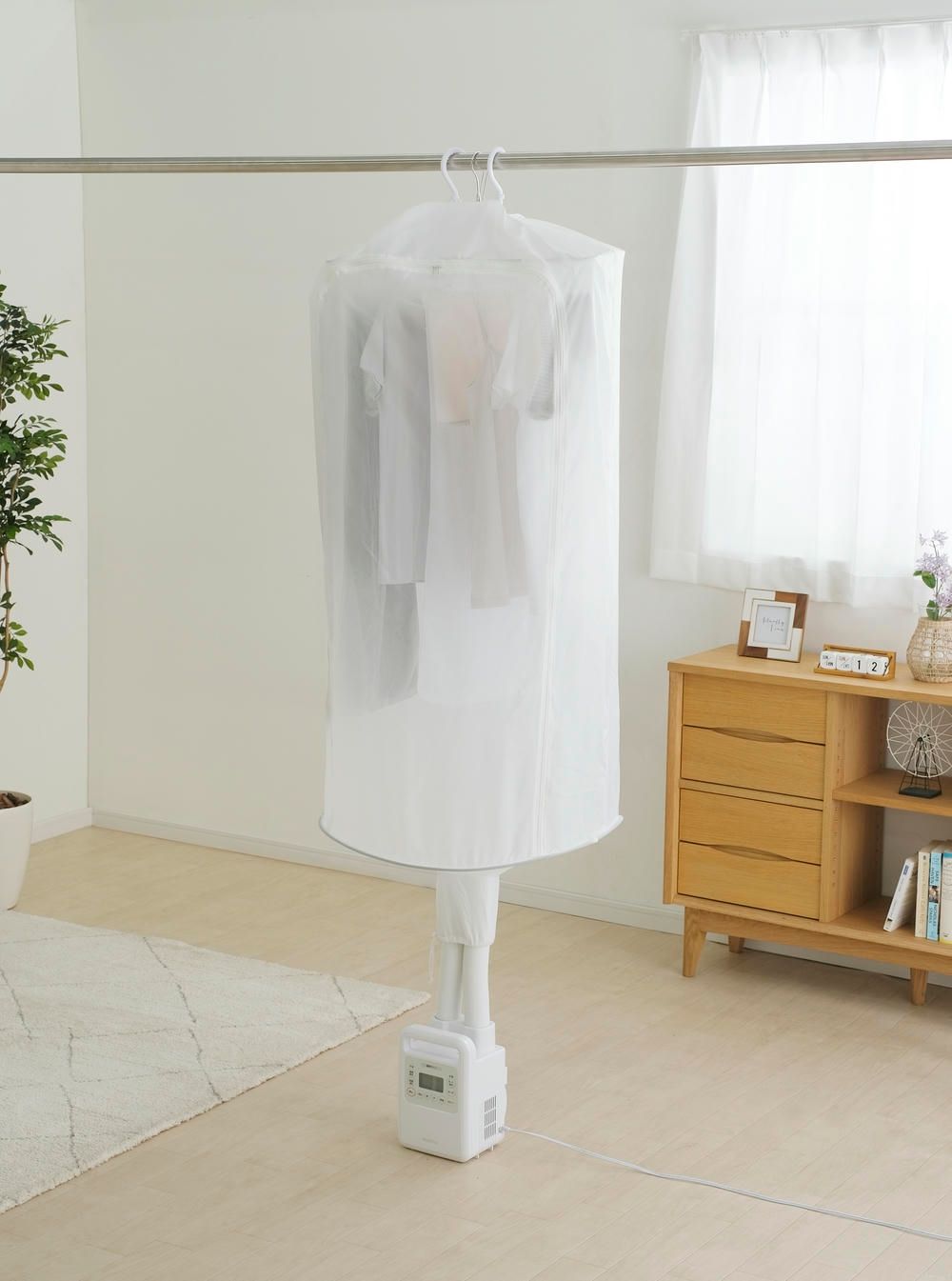 アイリスオーヤマ ハイパワーモデル カラリエ ふとん乾燥機 衣類乾燥袋セット ツインノズル 幅約16.8×奥行約21.5×高さ約37cm くつ乾燥 ロングホース 靴乾燥機 ハイパワー ダニ対策 ホワイト IRIS OHYAMA FK-WH1-CDBM WWW_KANDAIZUMI_COM