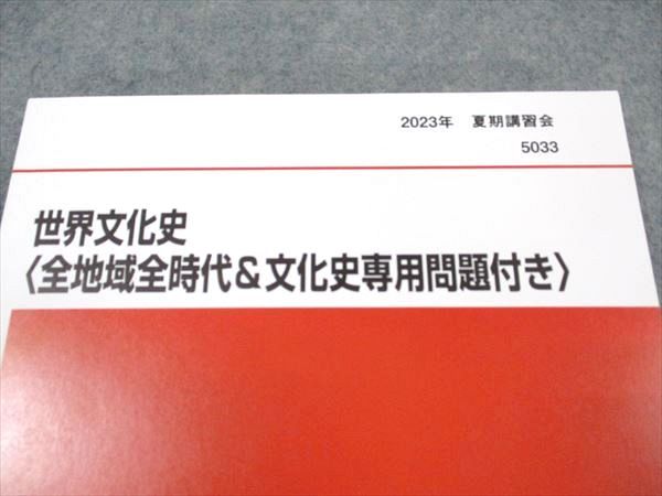 代ゼミ 世界文化史(全地域全時代&amp;文化史専用問題付き) テキスト 未使用 2023 夏期講習 佐藤幸夫 ☆ 012m0D 代ゼミ 世界文化史(全地域全時代&文化史専用問題付き) テキスト