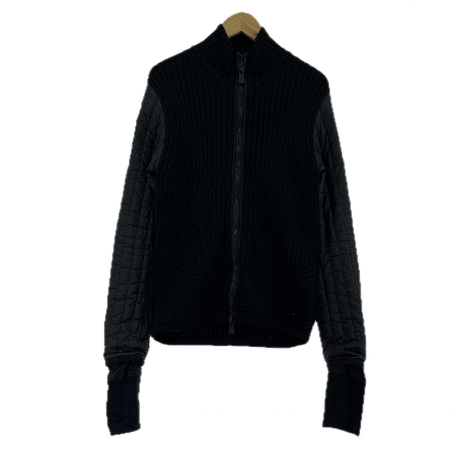 MONCLER 切り替えしｼﾞｯﾌﾟｱｯﾌﾟﾆｯﾄ ﾌﾞﾗｯｸ S A2-097-94047-00-9796
