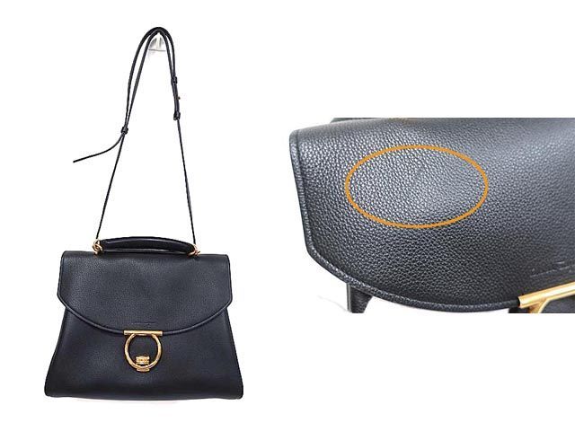 中古】Salvatore Ferragamoフェラガモ『ガンチーニ 2WAY トップ