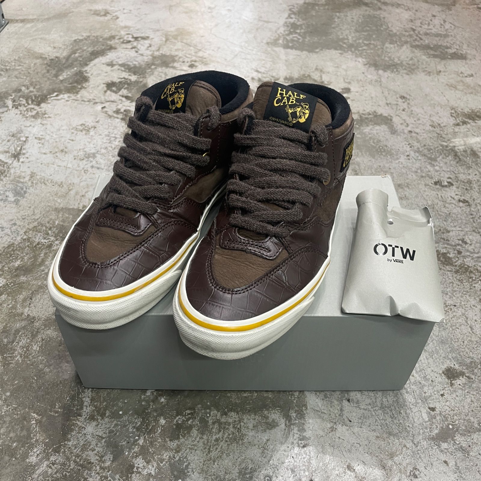 参考上代17600円 VANS OTW Half Cab 33 Vibram Classic Demitasse 
