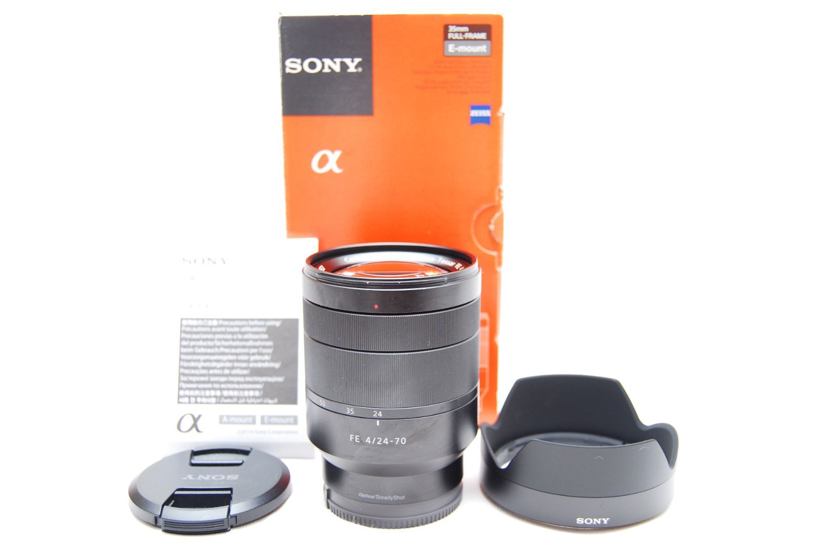SONY 標準ズームレンズ Vario-Tessar ☆美品 SONY 標準ズームレンズ Vario-Tessar T* FE 24-70mm F4 ZA OSS