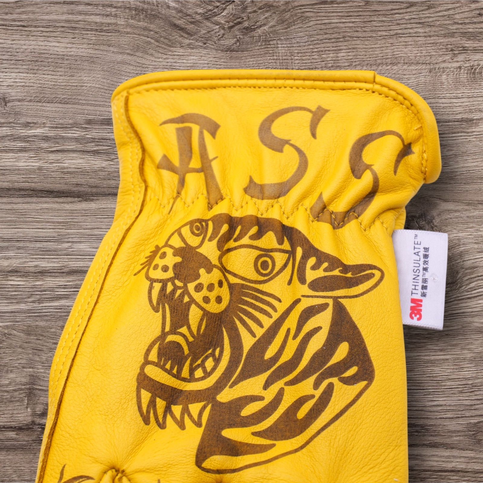 牛革 冬用 保温綿 裏起毛 レザーグローブ アメリカン バイク ハーレー