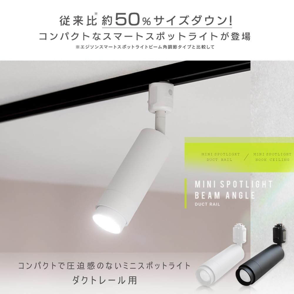 数量限定】ミニスポットライト ビーム角調節タイプ (ダクト
