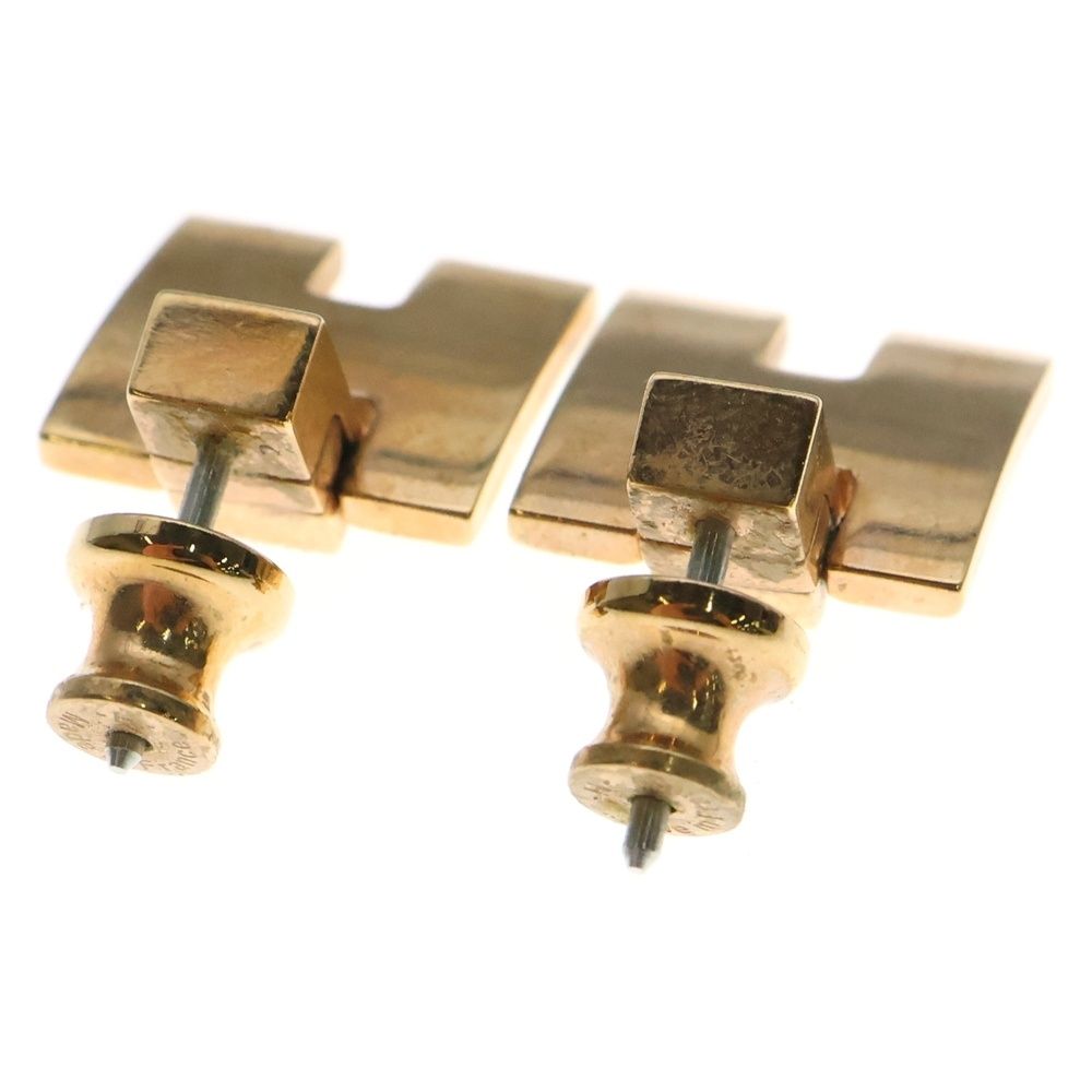 HERMES エルメス アイリーン Hロゴ ピアス ピンク