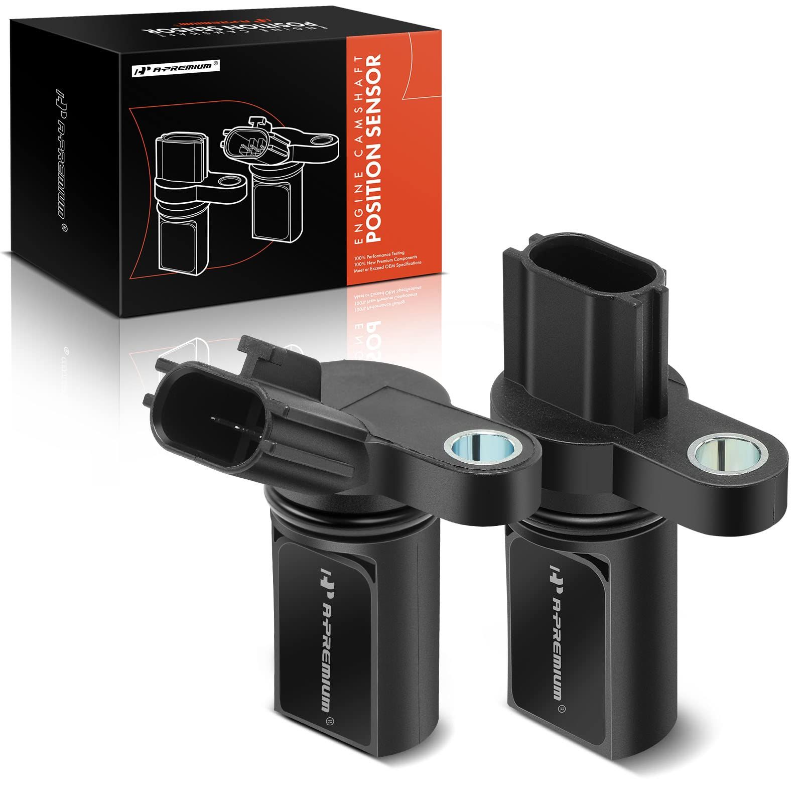 A-Premium カムシャフトポジションセンサー 2個 日産-インフィニティに対応 - 3.5L 4.0L V6 - アルティマ マキシマ フロンティア 350Z パスファインダー FX35 G35 - 左右 - 交換用 23731-AL61A 237