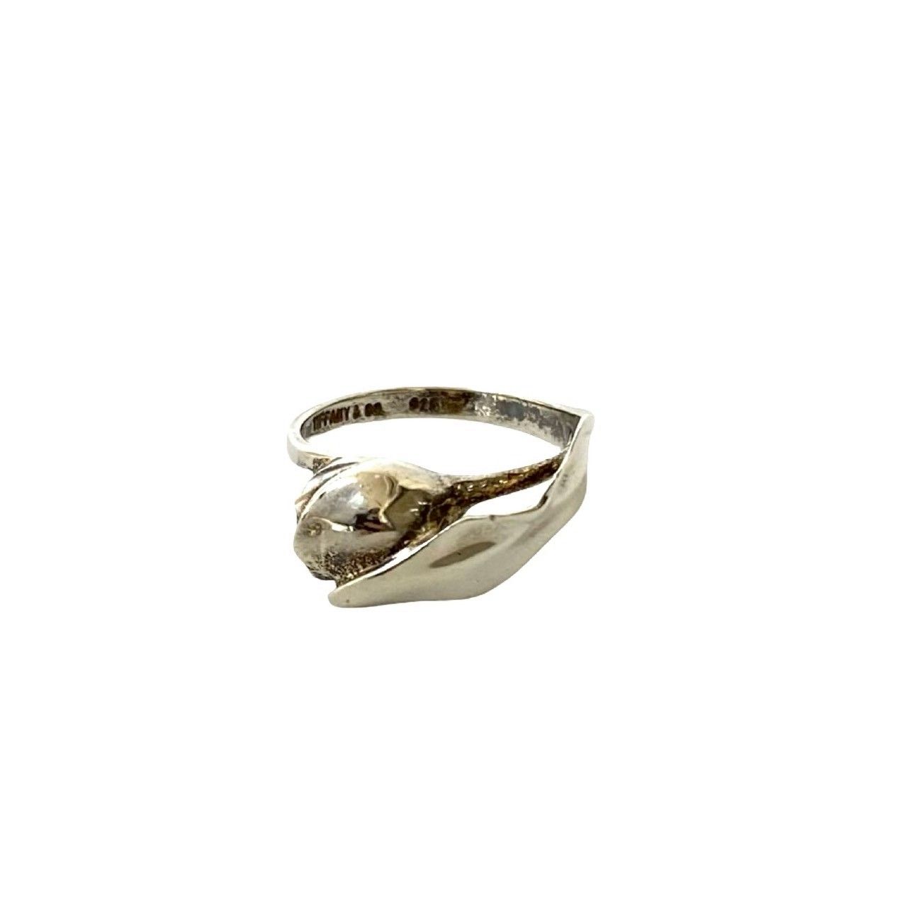 極 美品 TIFFANY&Co. ティファニー ヴィンテージ チューリップ