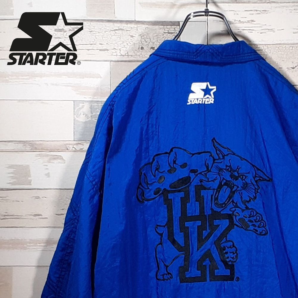XL】STARTER ナイロンフルZIPジャンパーNCAA ケンタッキー大学 - メルカリ