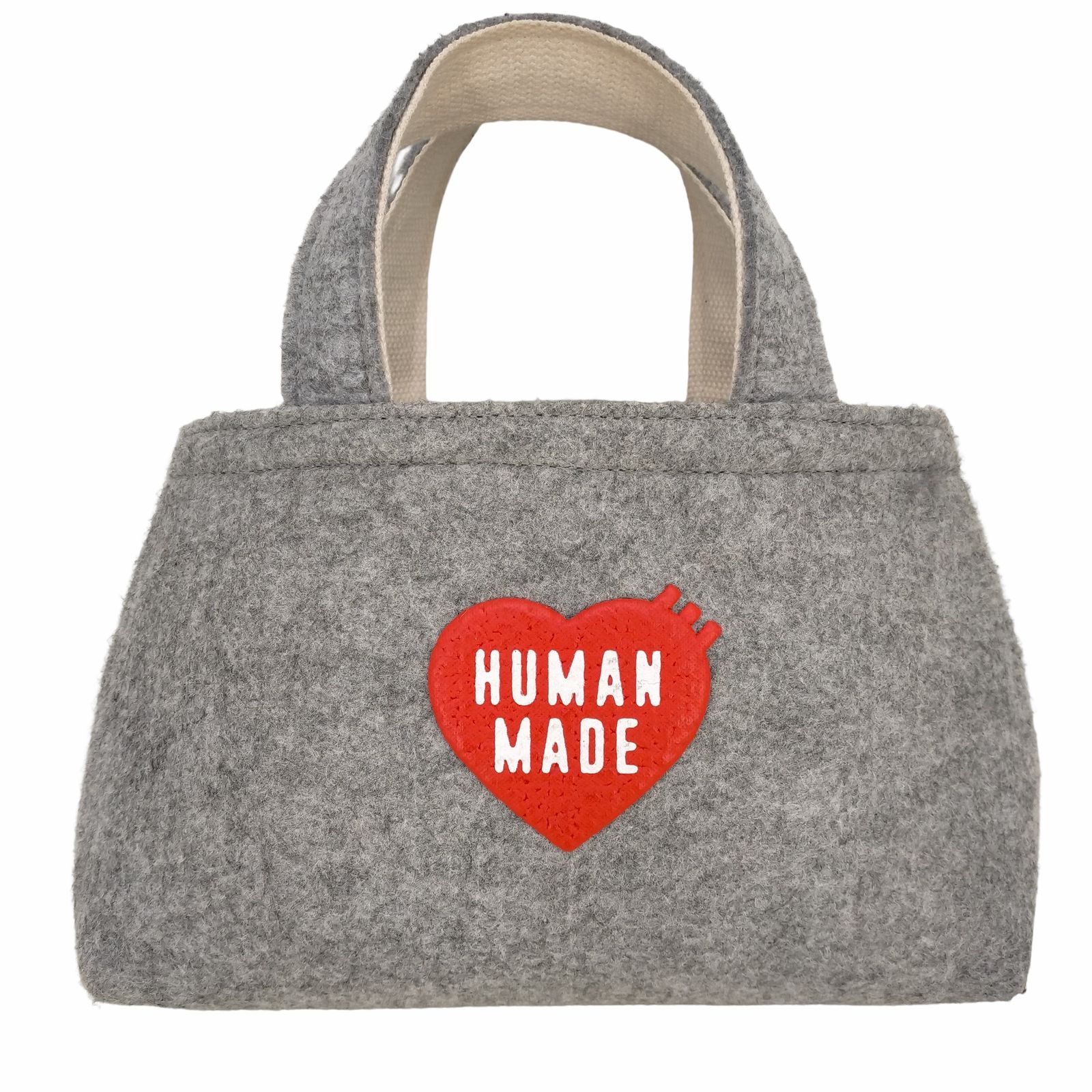 ヒューマンメイド HUMAN MADE FELT TOTE BAG SMALL Grey フェルトトートバッグ メンズ 表記無