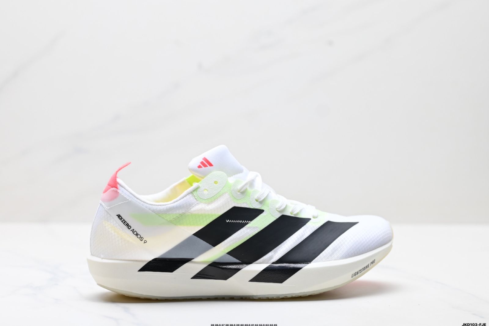Adidas Adizero Adios 9 M - アディダス アディゼロ アディオス 9M マラソン フライワイヤージャカード 軽量 通気性 カジュアル スポーツ ランニングシューズ-WTO輸入1