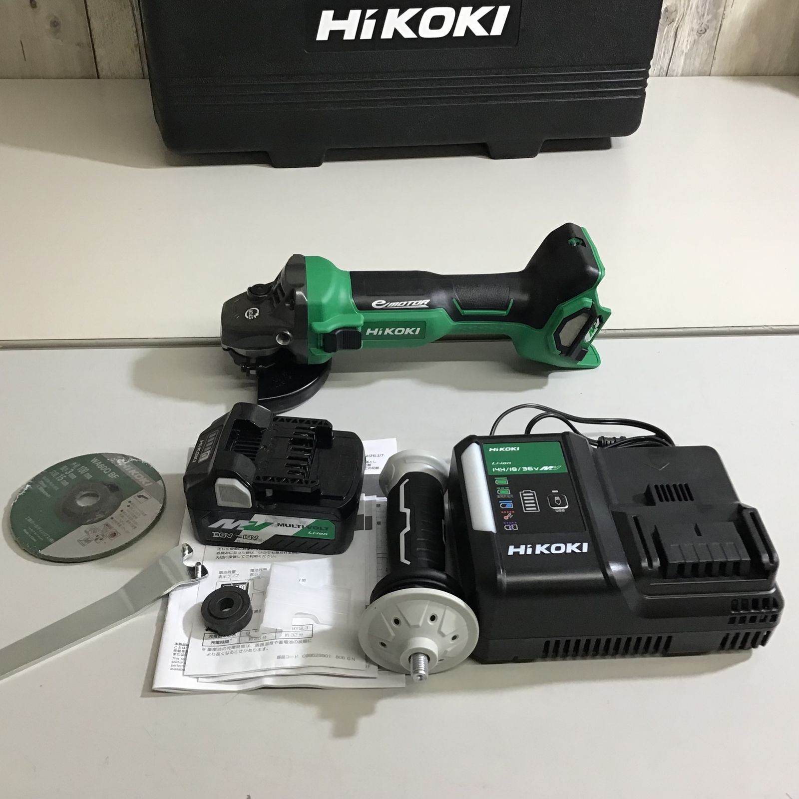 G3610da 中古 日立 ハイコーキコードレス ディスクグラインダ やさし