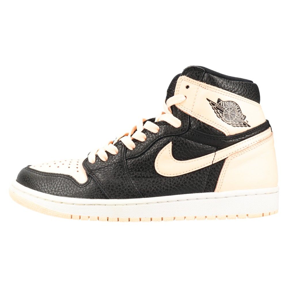 NIKE (ナイキ) AIR JORDAN 1 RETRO HIGH OG CRIMSON TINT 555088-081 エアジョーダン1 レトロ  ハイ クリムゾンティント ハイカットスニーカー ピンク/ブラック US9/27cm - メルカリ