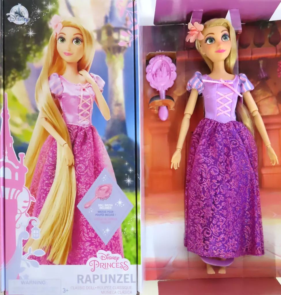 中古】ドール ラプンツェル(ブラシ付き) 「塔の上のラプンツェル