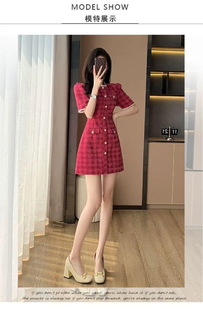 ♥ 大人気 フレンチミニワンピース 清楚セクシー 高見えモテ服 キャバ