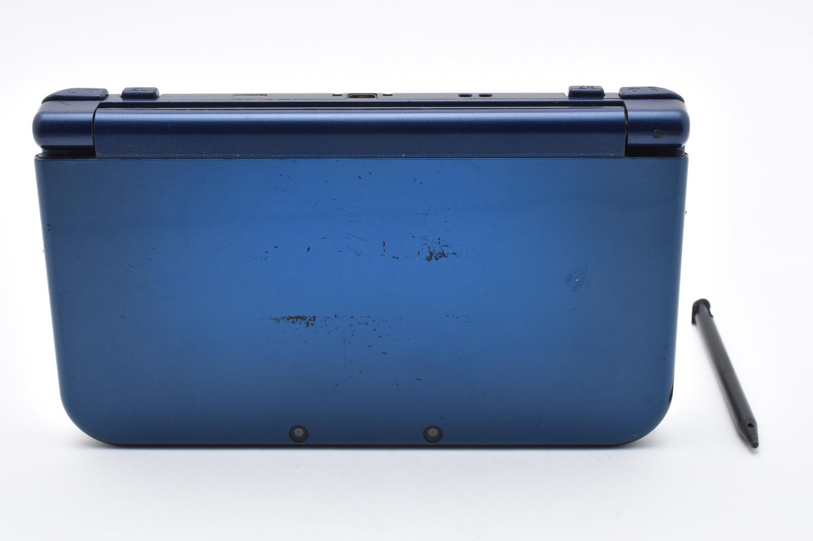 動作良好品 New Nintendo ニンテンドー3DS LL メタリックブルー 上画面IPS液晶 レトロゲーム好きにもおすすめ