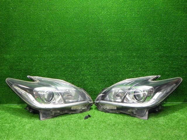 30プリウス ヘッドライト 左右 HID ZVW30 後期 47－52 モ バラスト付 トヨタ ジャンク 250924009