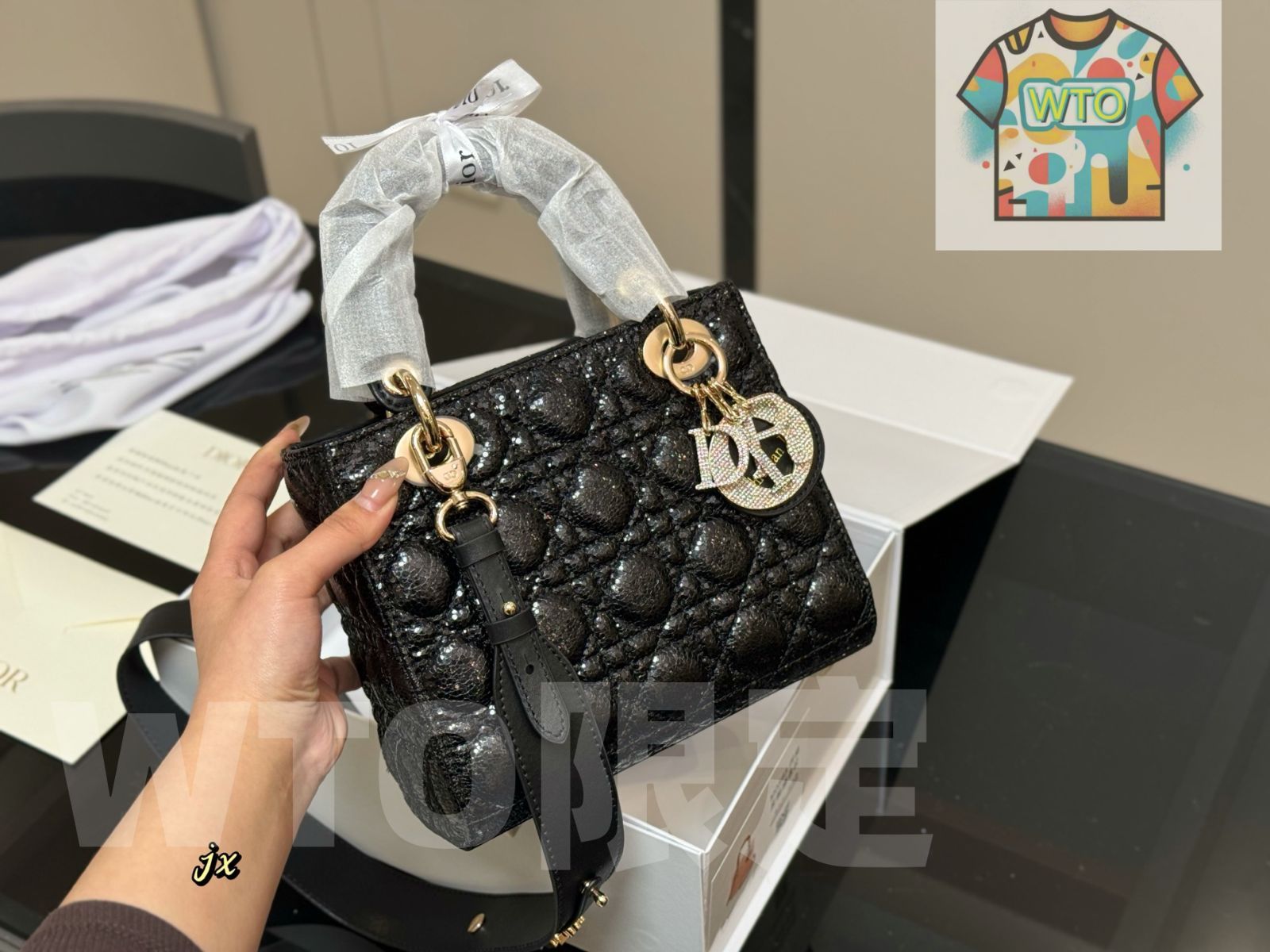 Dior レディース バッグ DIOR | Lady Dior My ABCDior バッグ スモール カナージュ