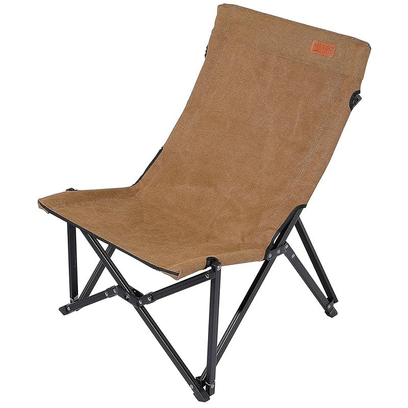 NANGOGEAR 南湖 キャンプ ギア 焚き火 ローチェア アウトドア チェア 厚手 帆布製 コヨーテ 20115-CF F-1004C-CF