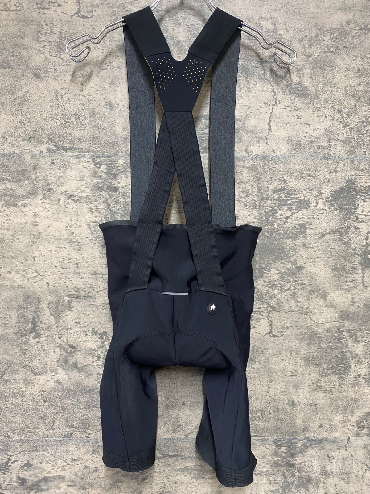 JD586 アソス assos EQUIPE RS SPRING FALL BIB ビブショーツ 黒 M 裏起毛 CLIMACODE 2 3