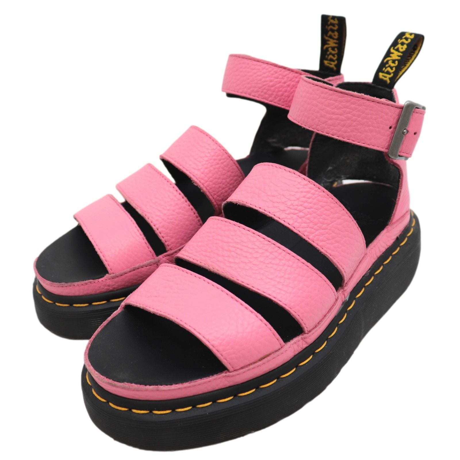 Dr.Martens ストラップレザーサンダル ピンク-