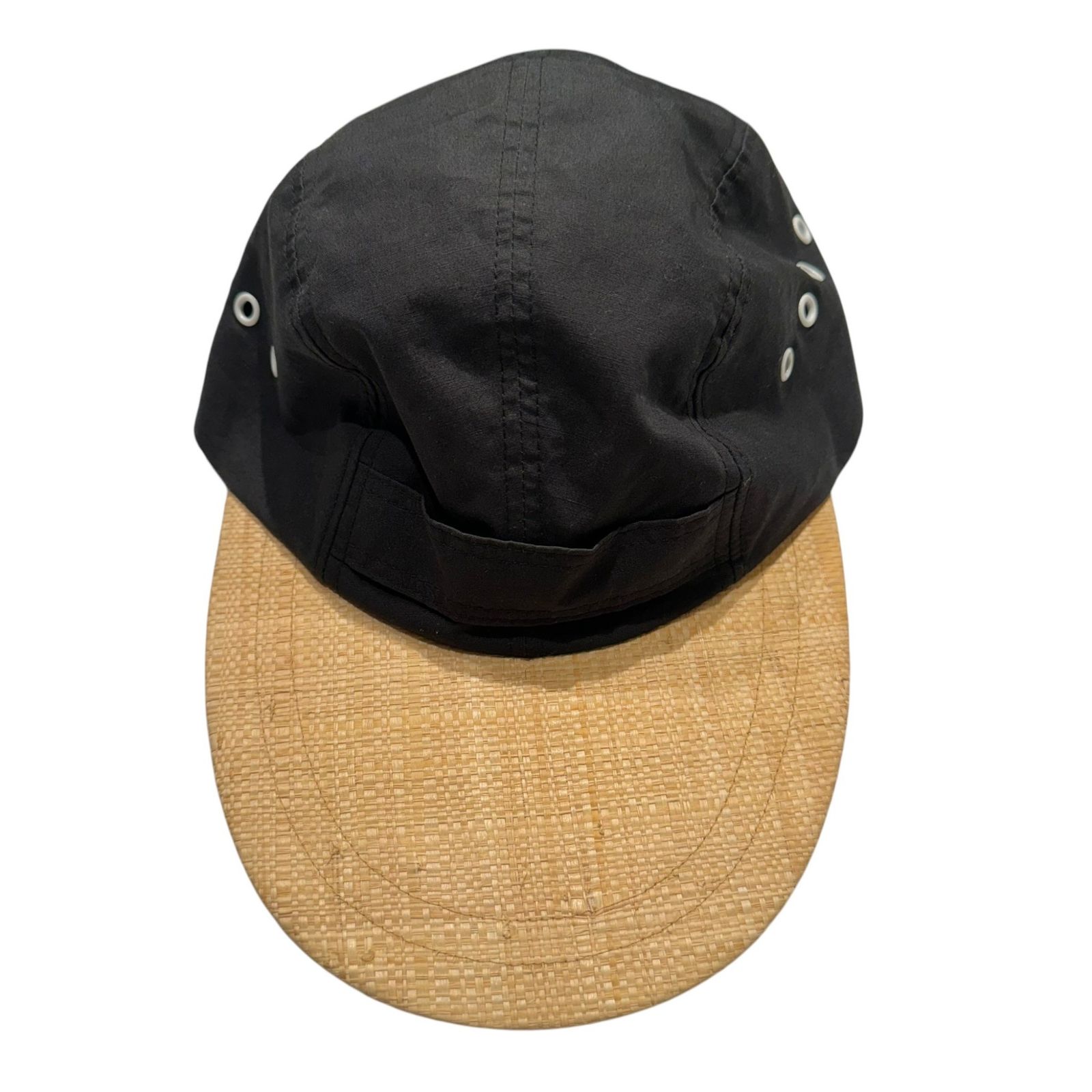 NOROLL（ノーロール） 21SS C/L HONK CAP　ロングビル ツバストロー キャップ メンズ ブラック FREE