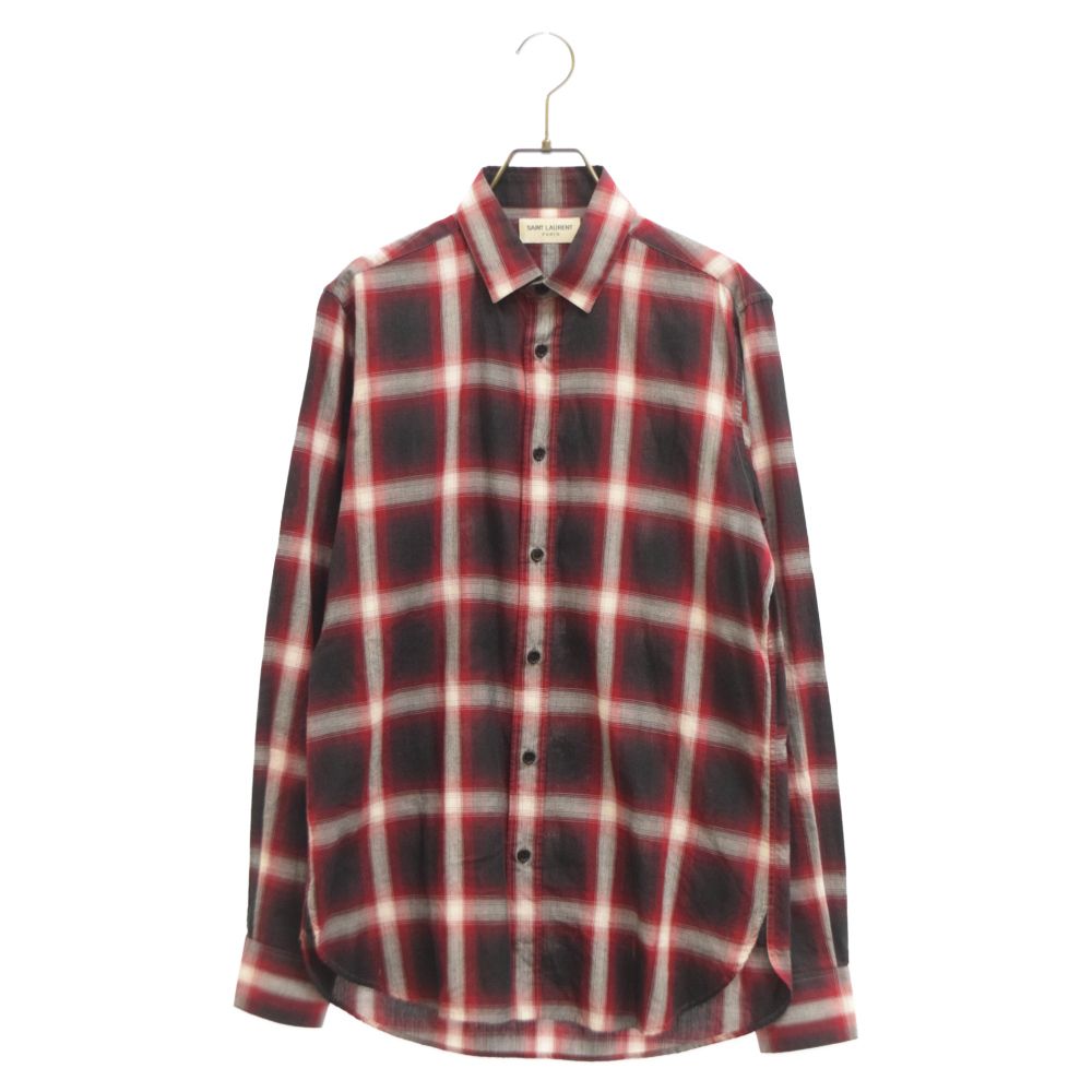 SAINT LAURENT PARIS (サンローランパリ) 14AW オンブレチェック総柄