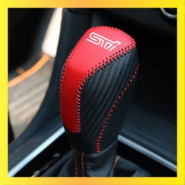 新品送料無料ブラック＆レッド XIKER スバル レヴォーグ VN系 フォレスター SK系 レガシィアウトバック BT系 インプレッサG4 GK系 インプレッサスポーツ GT系 専用 ギアシフトノブ カバー シフト