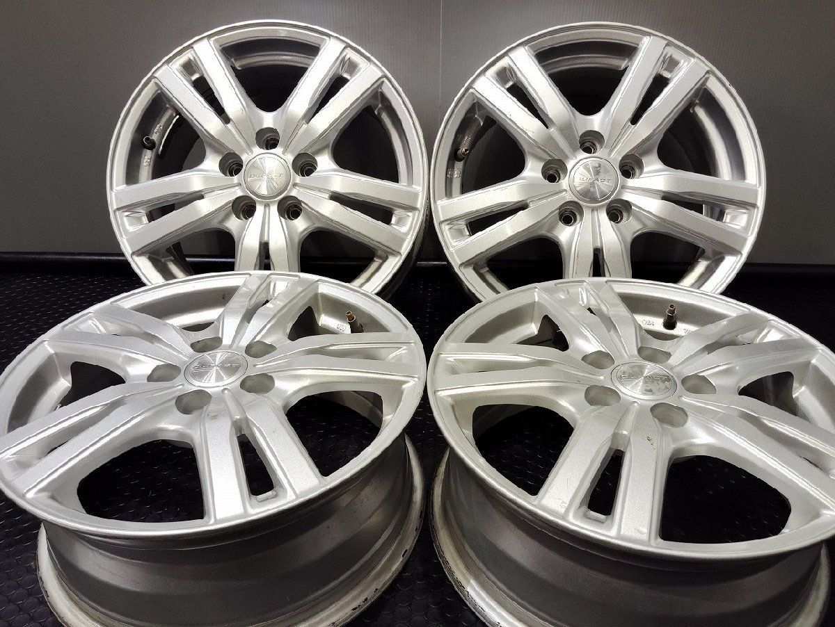 DUNLOP DUFACT 社外ホイール 15インチ 4本 6J5HPCD100 45 プリウス等 VHR103