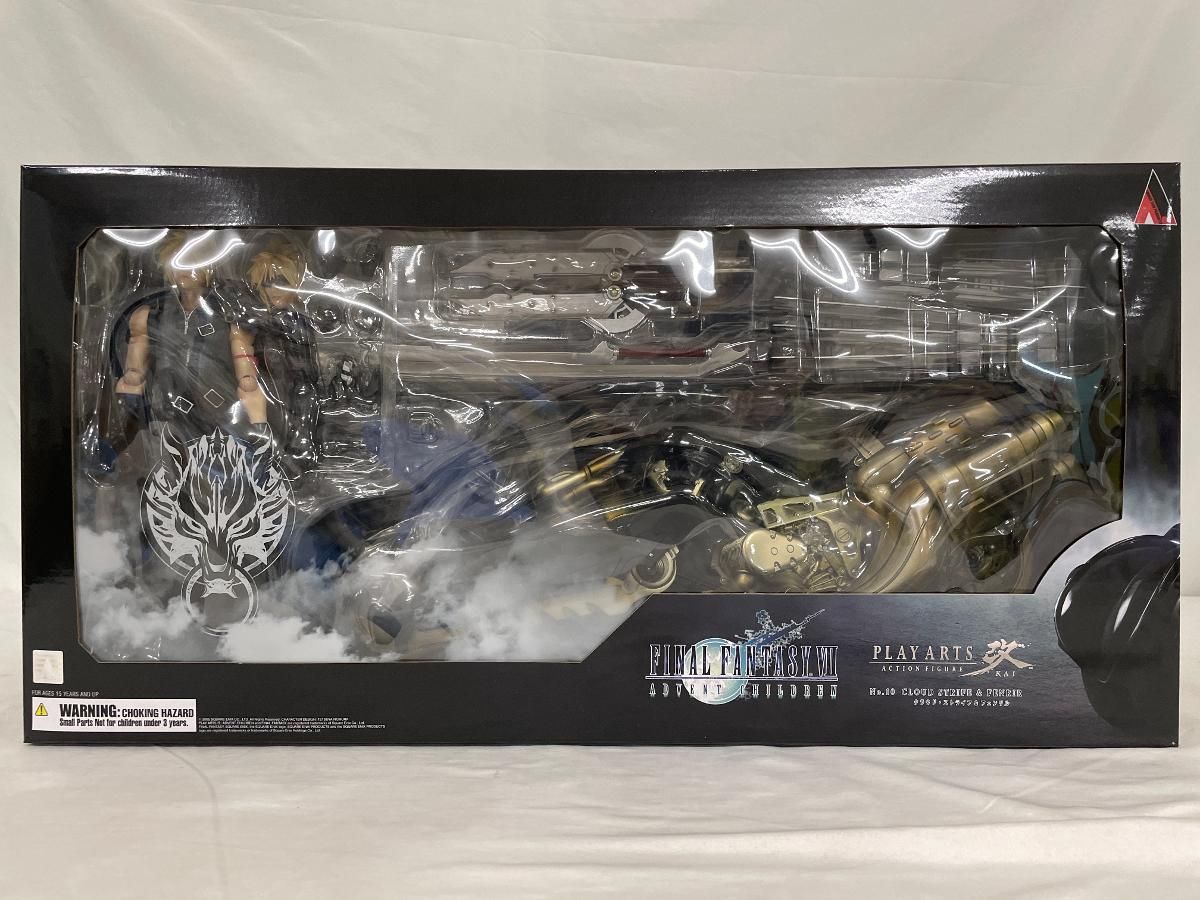 SQUARE ENIX - 新品 未開封 PLAYARTS改 クラウド・ストライフ&amp;フェンリル フィギュア FINAL FANTASY VII ADVENT CHILDREN PLAY ARTS改 クラウド・スト