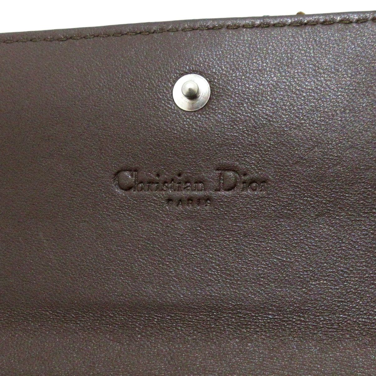 ディオール/クリスチャンディオール 財布 - ライトブルー×ブラウン 