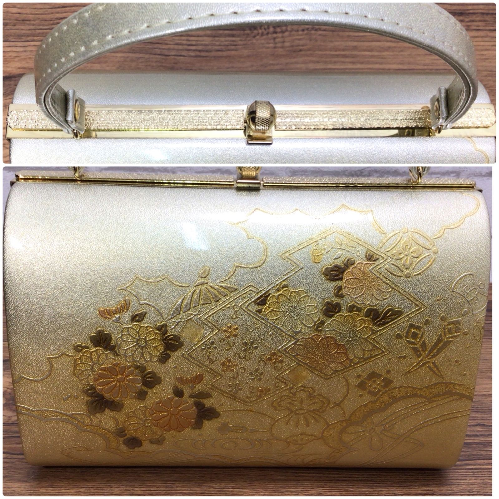 7253 金鷲本舗 キンワシ 最高級創作逸品 和装バッグ＆草履セット