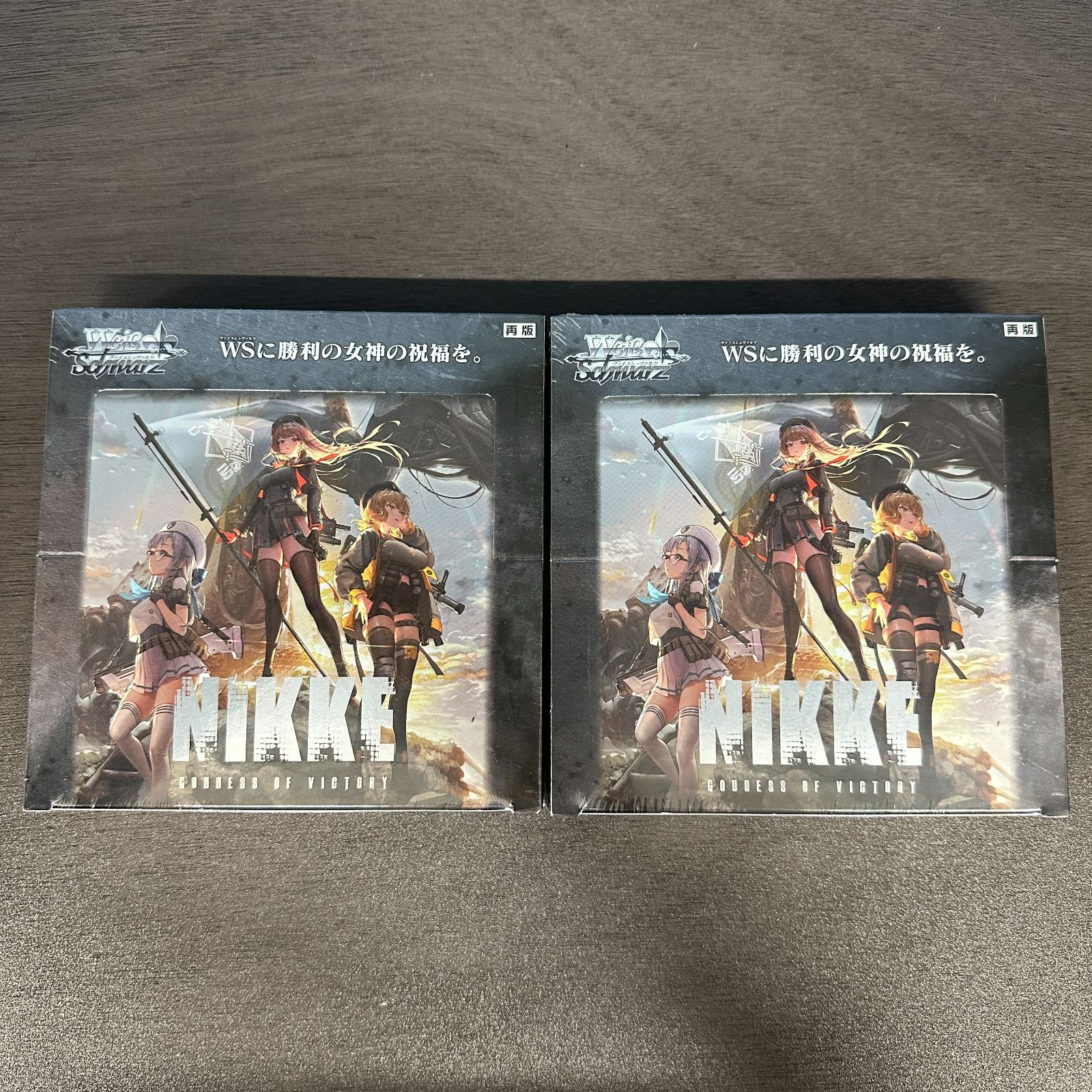 ヴァイスシュヴァルツ　NIKKE 2box 未開封 ヴァイスシュヴァルツ NIKKE BOX シュリンクなし 2BOX プロモ