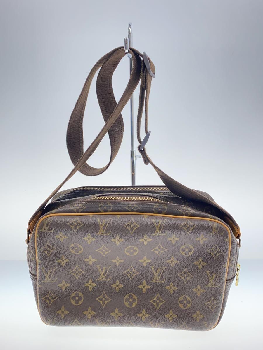 LOUIS VUITTON リポーターPM_モノグラム・キャンバス_BRW PVC ブラウン - メルカリ