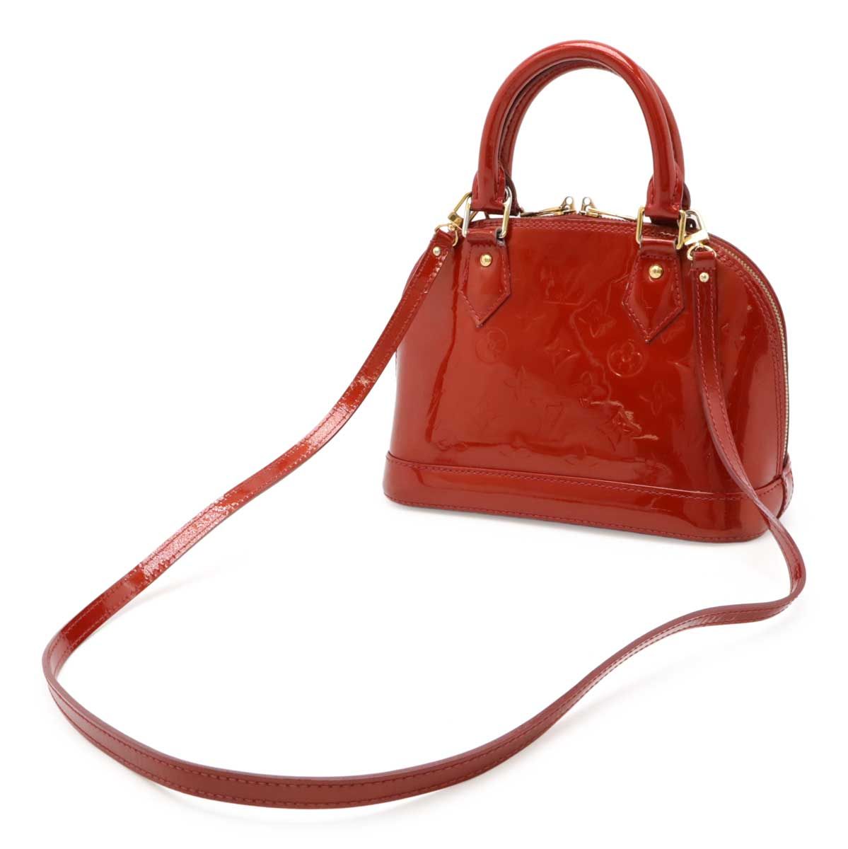 LOUIS VUITTON ルイ ヴィトン モノグラムヴェルニ アルマBB