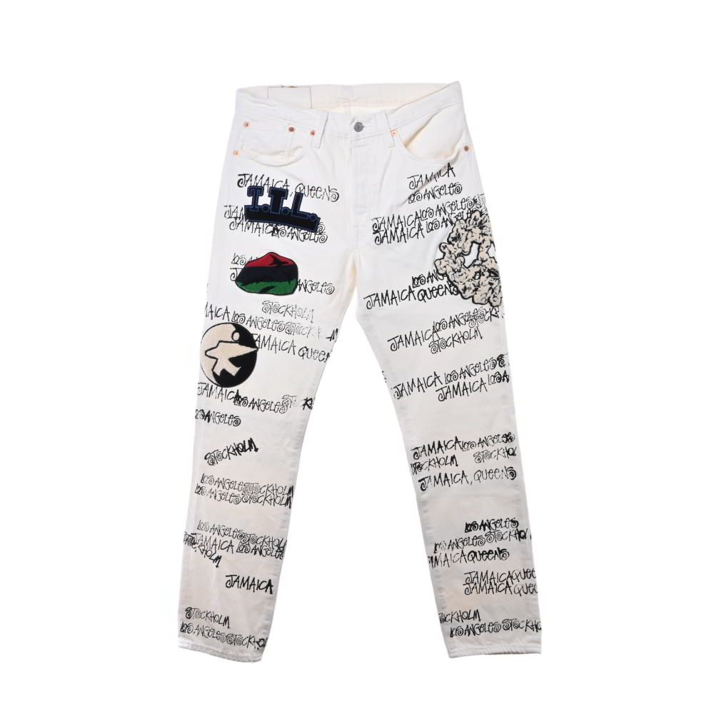 Levi's × DENIM TEARS × STUSSY × OUR LEGACY ペイント ワッペン デニムパンツ - メルカリ